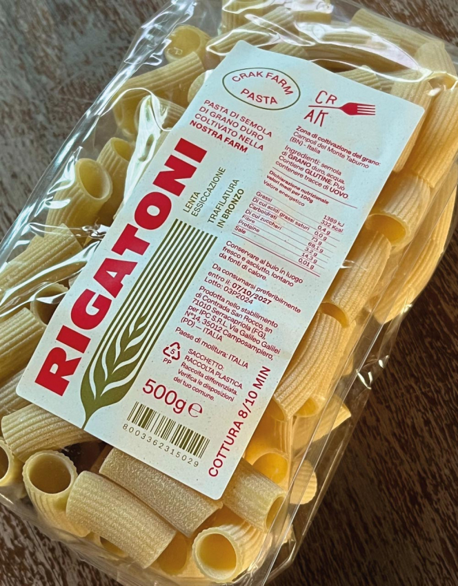 Rigatoni in busta da 500gr