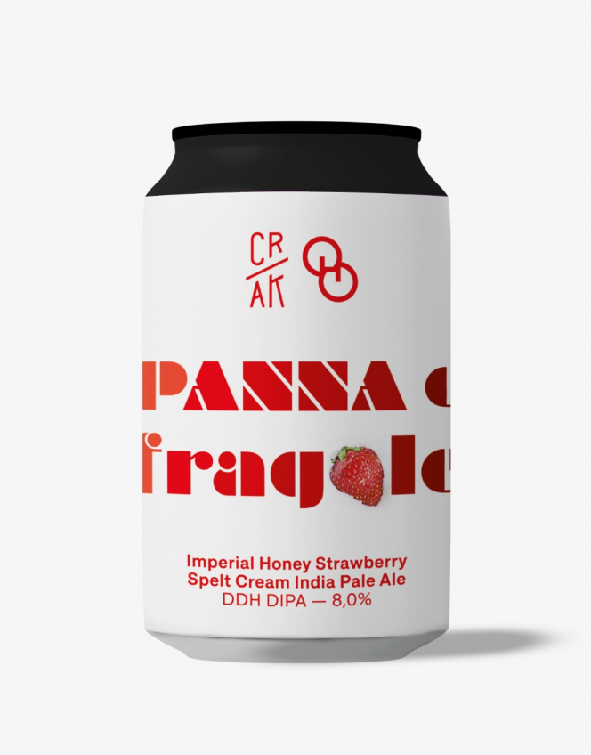 Lattina Birra Panna & Fragole