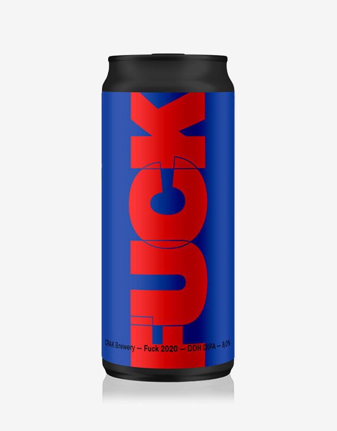 Lattina Birra Fuck 2020 Blu-Rossa