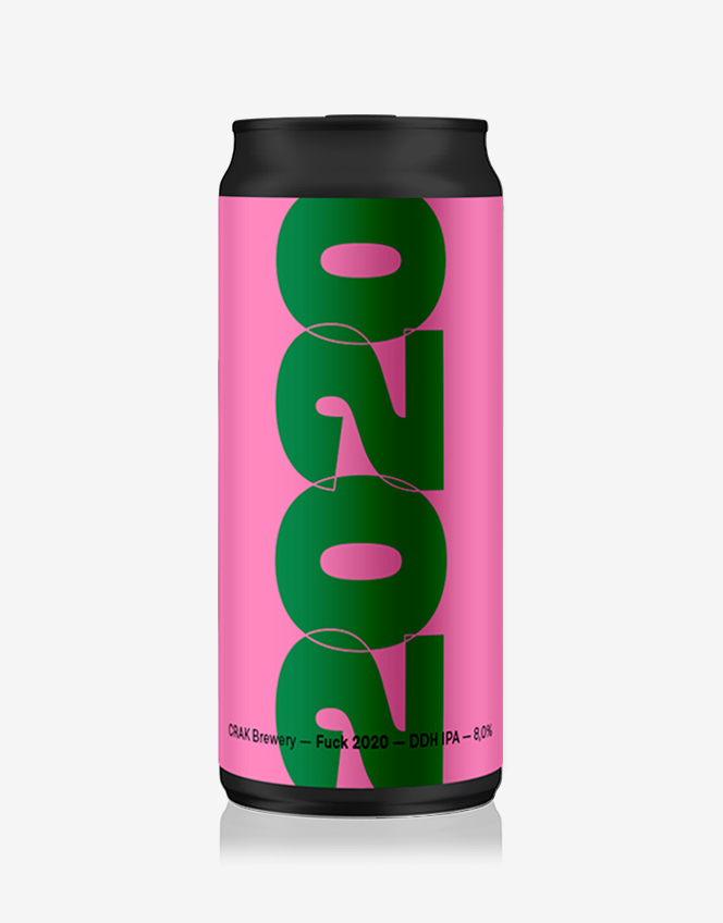 Lattina Birra Fuck 2020 Rosa-Verde